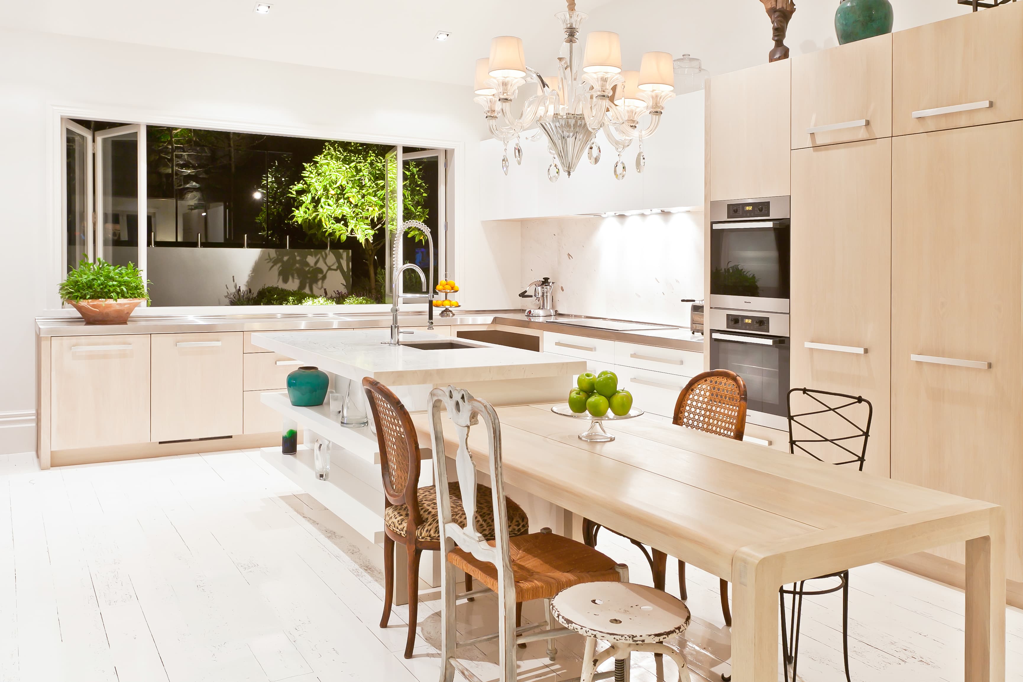 Wood Street — white polyurethane floors